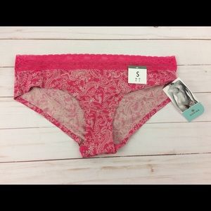 Dorina Hailey Hipster Cherry Pink Paisley Panty